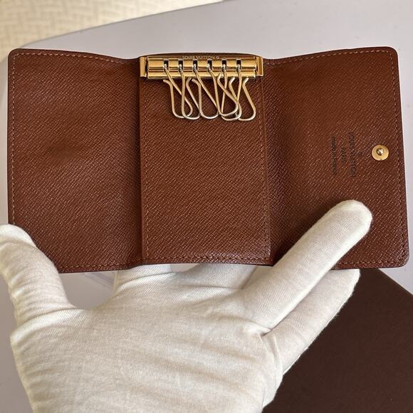 LOUIS VUITTON monogram Multicles 6 Key holder Key Case Brown CT1015 Authentic - Picture 5 of 16
